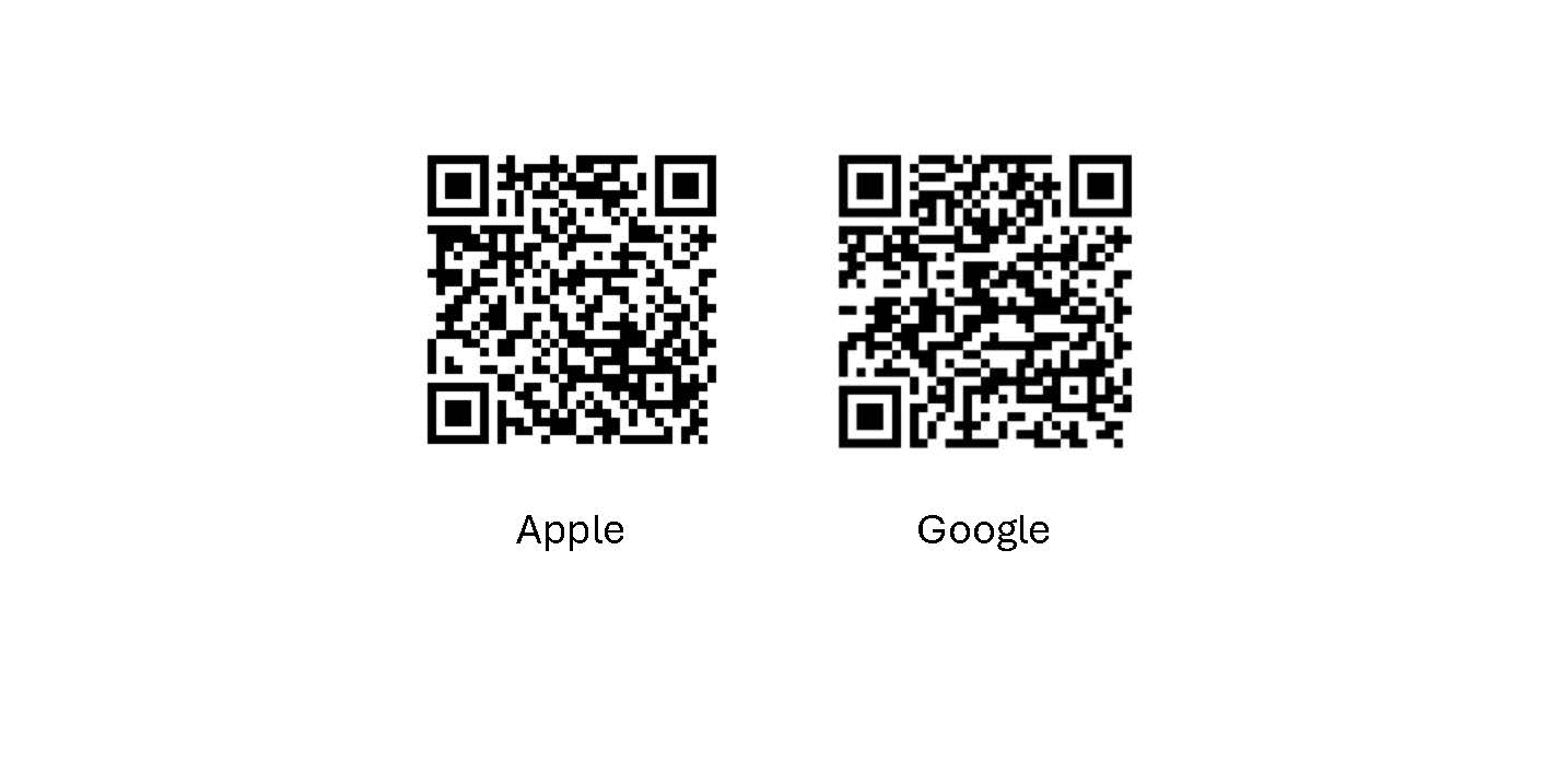 QR code for app stores